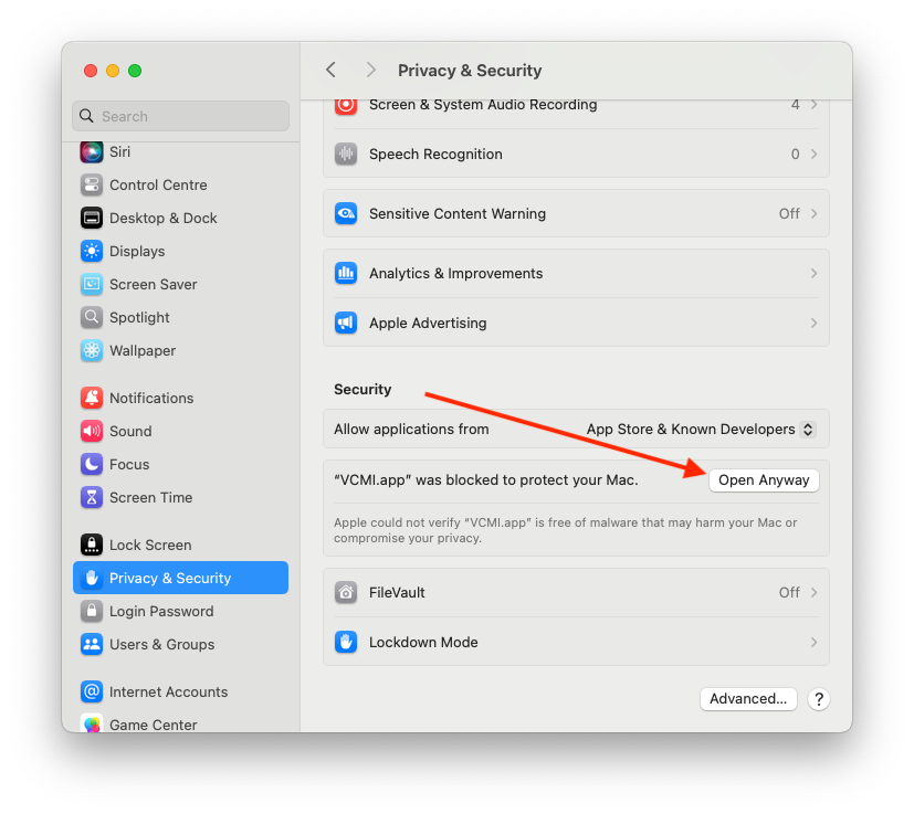 macOS 15 - Privacy & Security